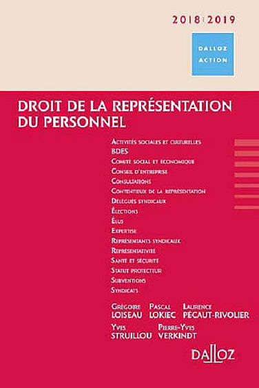 Droit de la représentation du personnel : 2021-2022