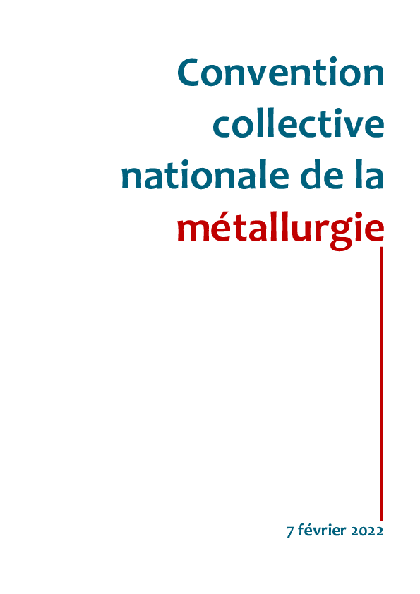 La branche de la métallurgie adopte une nouvelle convention collective unique Dialogue social